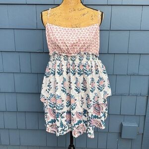 Celandine XL babydoll Floral Print Women's Top blouse cotton